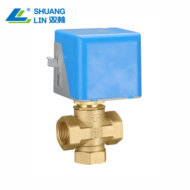 SL-2121 Electric Three-way Globe Valve