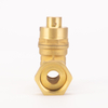 Magnetic Lock Upstream Brass Gate Valve