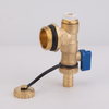 Manual Brass Air Vent & Drain Valve for Manifold Maintenance Systems