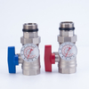 Straight Ball Valve with Gauge