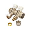 Nickel Plated Brass Water Distribution Manifold 2-6 Way