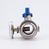 Straight Ball Valve with Gauge