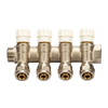 Nickel Plated Brass Water Distribution Manifold 2-6 Way