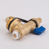 Manual Brass Air Vent & Drain Valve for Manifold Maintenance Systems